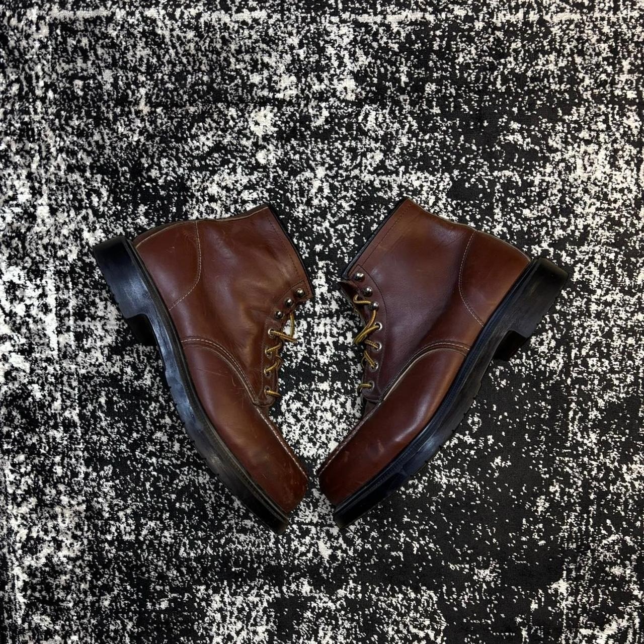 Vintage Red Wing Leather Boots 4439 Size 10.5 Made In Usa